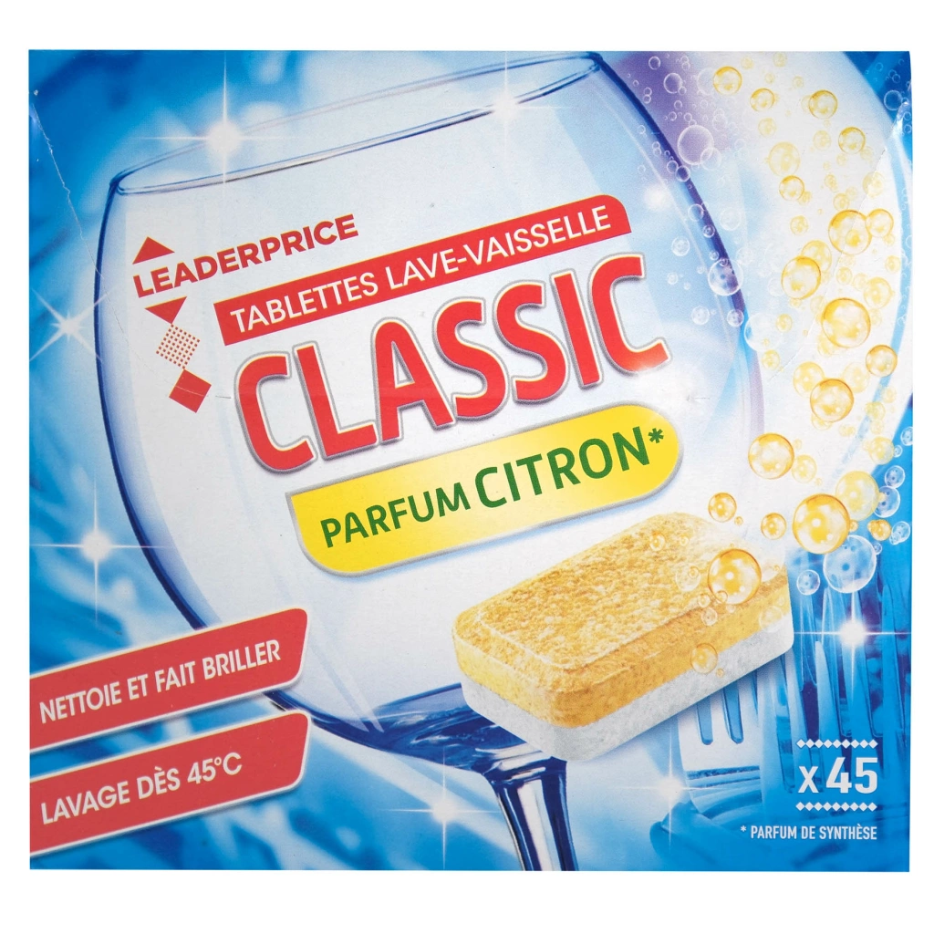 LEADER PRICE TABLETTES LAVE VAISSELLE X45 PIECES